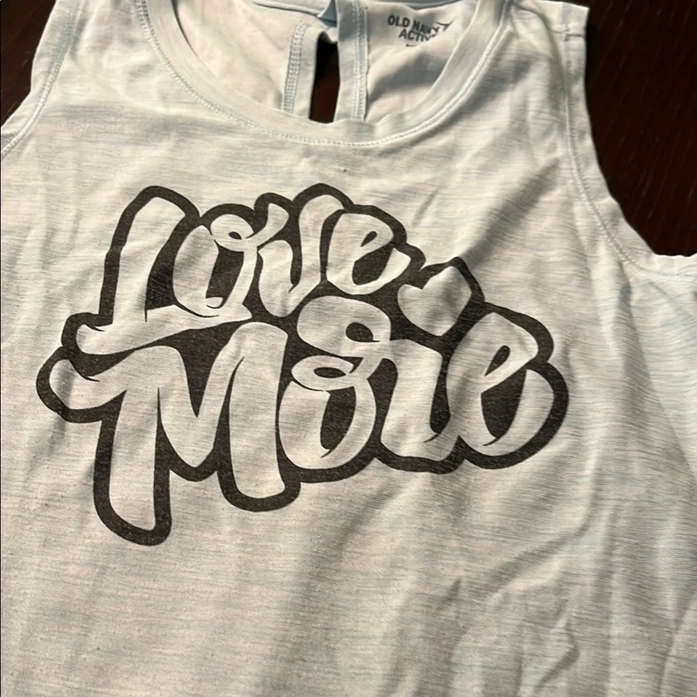 Old Navy Active Light Blue Tank Top